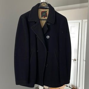 Mens J Crew Peacoat